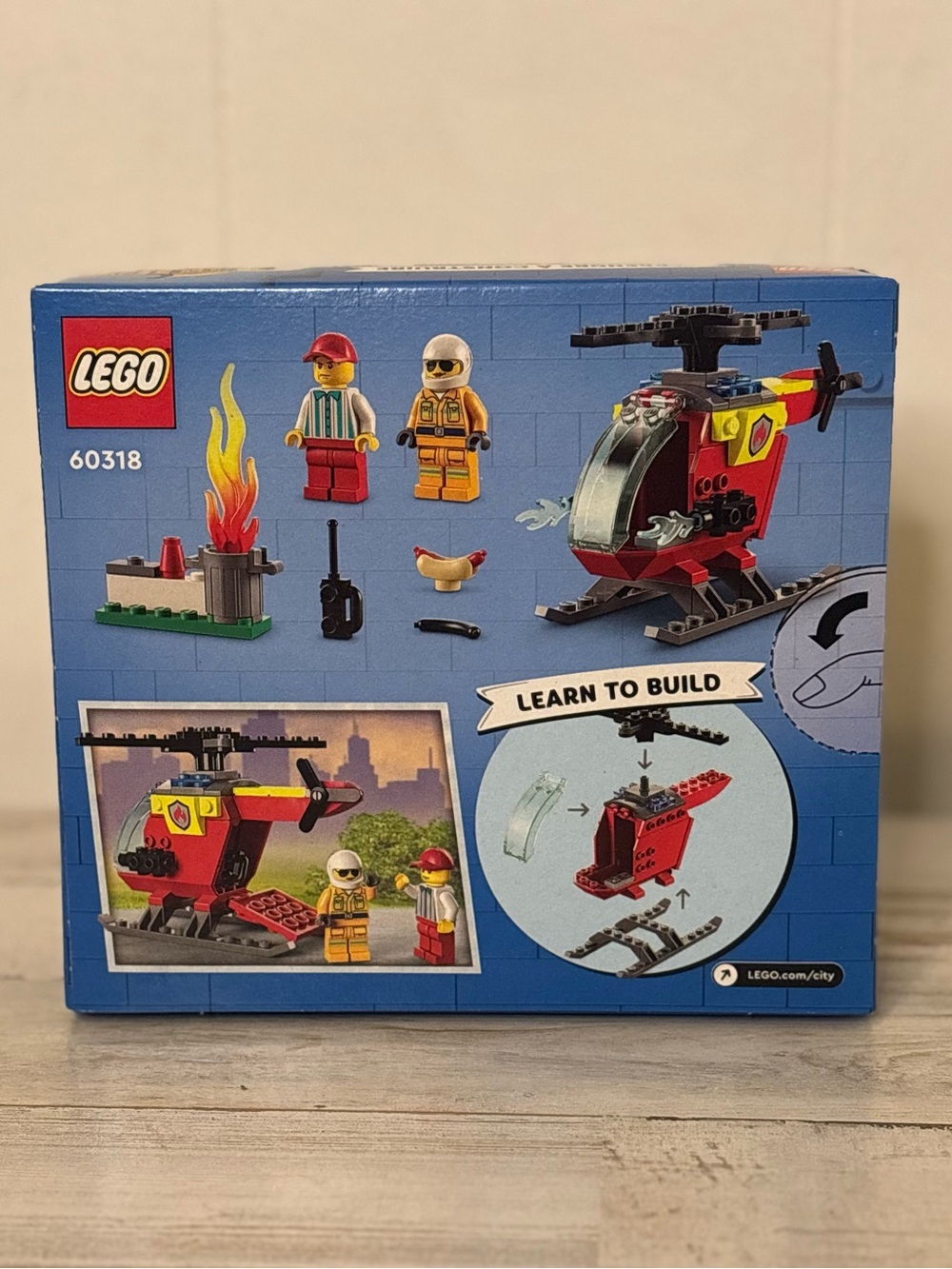 (2) Lego City Fire Helicopter (60318) & Roadwork Truck (60284) NEW in Sealed Box - Picture 3 of 13
